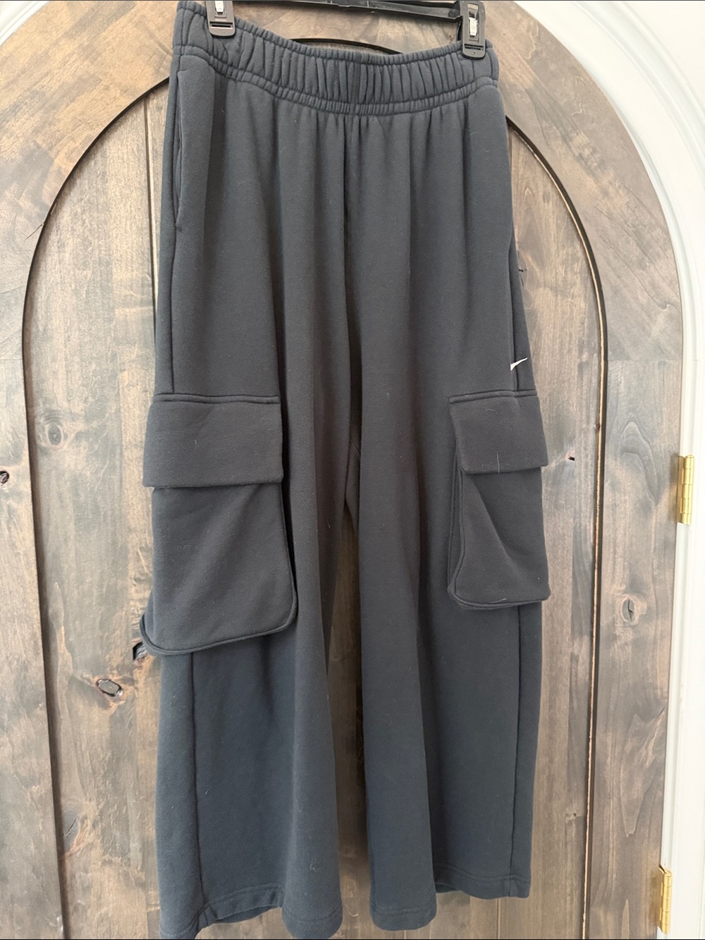 Nike Low Rise Oversized French Terry Open Hem Sweatpants